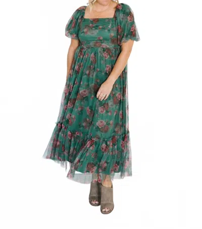 Polagram Marianne Maxi Dress In Green