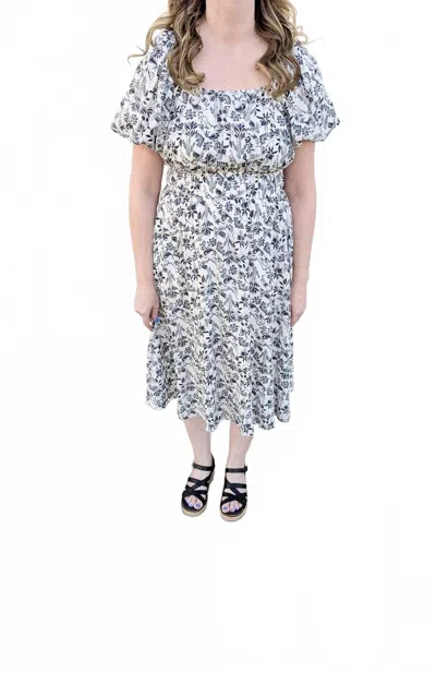 Polagram Newkirk Dress In Black In White