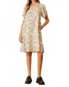 Polagram Nottoway Dress In Cream In White
