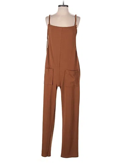 Pre-owned Polagram Overalls In Brown
