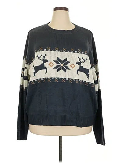 Pre-owned Polagram Pullover Sweater In Blue