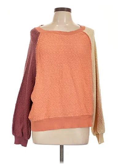 Pre-owned Polagram Pullover Sweater In Orange