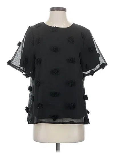 Polagram Short Sleeve Blouse In Yellow