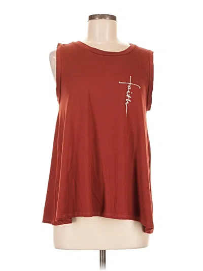Pre-owned Polagram Sleeveless T-shirt In Red