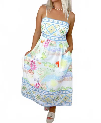 Polagram Summer In Sicily Dress In White