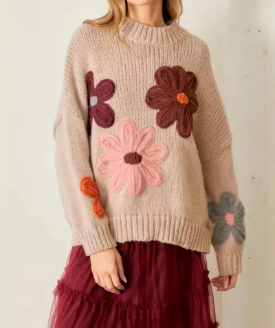 Polagram Tamlin Sweater In Natural In White