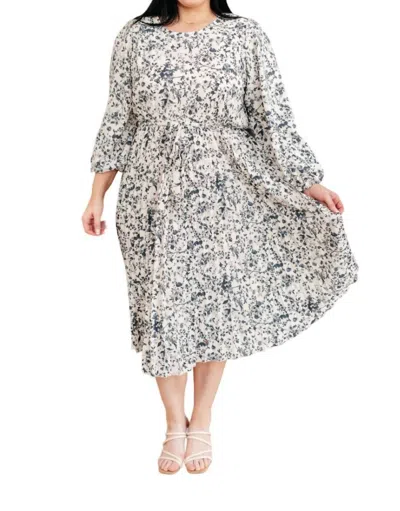 Polagram Tea Time Pleated Dress In Multi