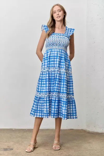 Polagram Troxler Dress In Blue