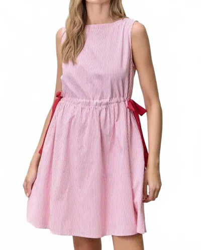 Polagram Valerie Dress In Red In Pink