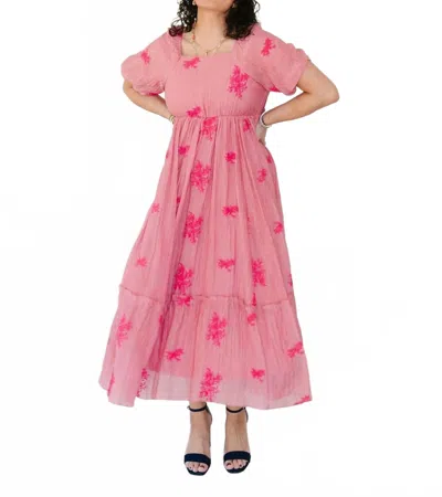 Polagram Women's Nadine Midi Dress In Pink