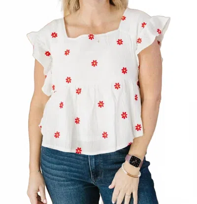 Polagram Women's Nancy Top In Red