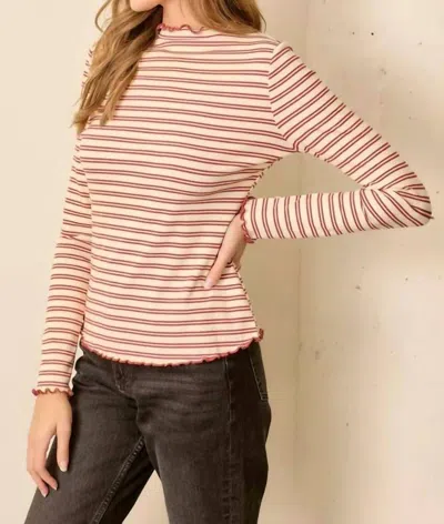 Polagram Zion Top Red In Neutral