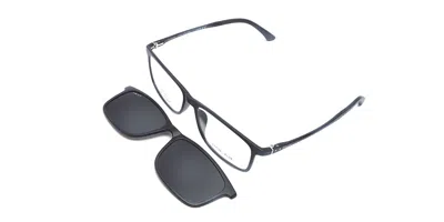 Polar 401 With Clip On Ized 76 Women's Glasses Black Size 55 - Free Lenses - Blue Light Block Availab