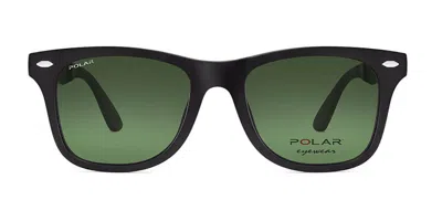 Polar 467 Clip-on Ized 76 Occhiali Da Sole Neri Per Uomo In Black