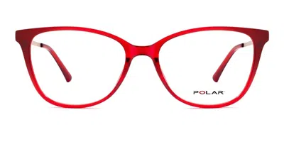 Polar 542 With Clip-on Men's Glasses, Red, Size 53