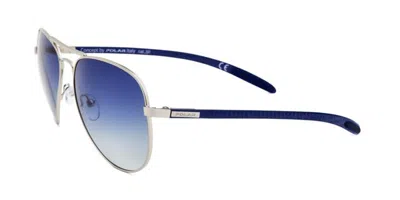 Polar Carbon Fiber 01 Ized 14 Occhiali Da Sole Argentati Per Uomo In Silver