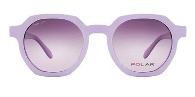 Polar Clip For 513 K51376clip Clip-on Only Men's Glasses, Purple, Size 49