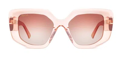 Polar Gold 196 Ized 23 Women's Sunglasses Pink Size 50