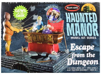 Polar Lights Skill 2 Model Kit Haunted Manor "escape From The Dungeon" Diorama Set 1/12 Scale Model By Polar Ligh In Multi