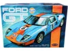 Polar Lights Skill 2 Snap Model Kit 2006 Ford Gt "gulf Oil" 1/25 Scale Model By