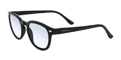 Polar Pl 448s Blu-light Block 77bb Occhiali Da Sole Neri Per Uomo In Black