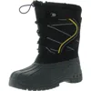 Polar Range Blast Mens Lace-up Man Made Winter & Snow Boots In Black