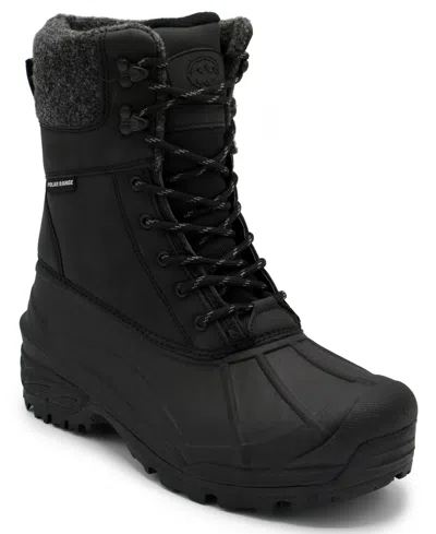 Polar Range Men's Tasco Cold Weather Snow Boot In Black
