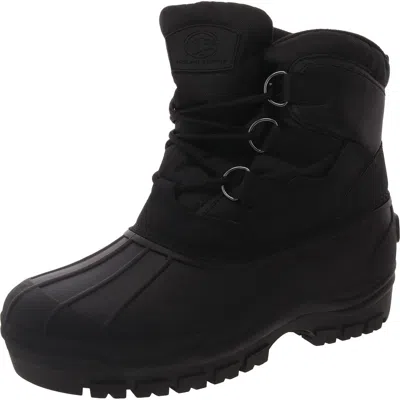 Polar Range Peak Mens Man Made Winter & Snow Boots In Black