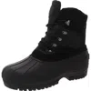 Polar Range Peak Mens Two Tone Man Made Winter & Snow Boots In Black