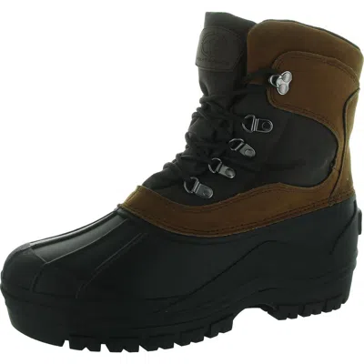 Polar Range Peak Mens Two Tone Man Made Winter & Snow Boots In Brown
