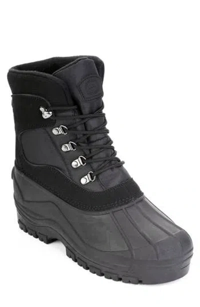 Polar Range Peak Waterproof Duck Toe Snow Boot In Black