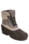 Polar Range Peak Waterproof Duck Toe Snow Boot In Grey