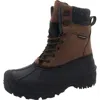 Polar Range Tasco Mens Lace-up Man Made Winter & Snow Boots In Brown