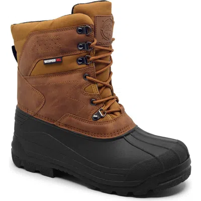 Polar Range Yukon Waterproof Snow Boot In Brown