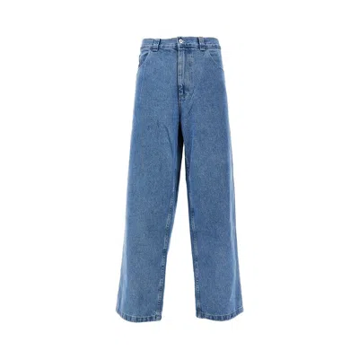Polar Skate Co 'big Boy' Oversized Denim Pants In Blue