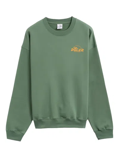 Polar Skate Co Dave Crew-neck Sweatshirt In Green