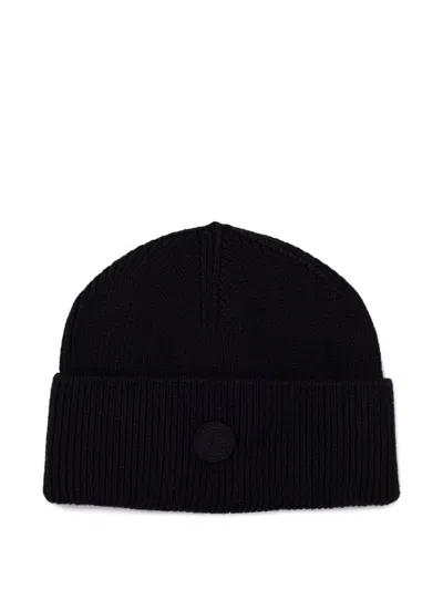 Polar Skate Co John Logo-patch Beanie Hat In Black