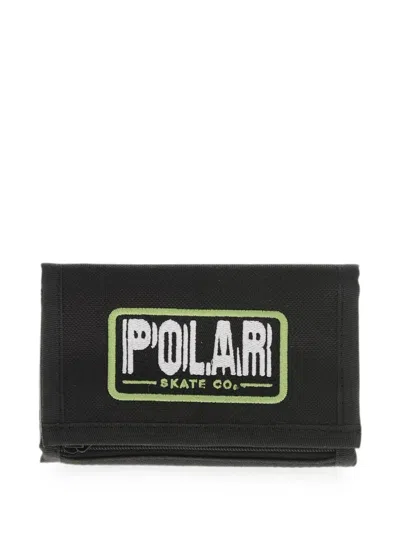 Polar Skate Co Logo Wallet In Black