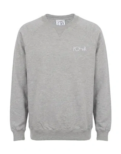 Polar Skate Co . Man Sweatshirt Grey Size M Cotton, Polyester In Multi