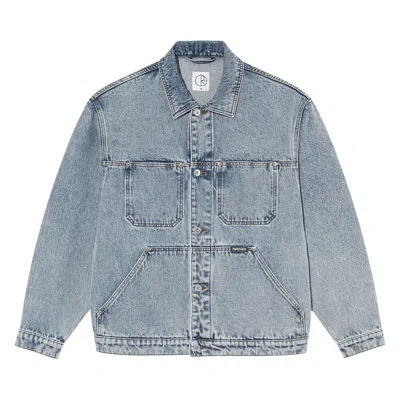 Pre-owned Polar Skate Co . Patrik Jacket 'heavy Washed Blue' | Men's Size L