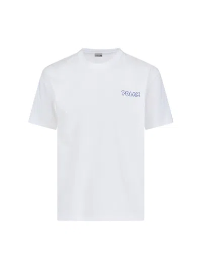 Polar Skate 'crush' T-shirt In White