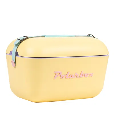 Polarbox Pop Model Portable Cooler In Rainbow Yellow
