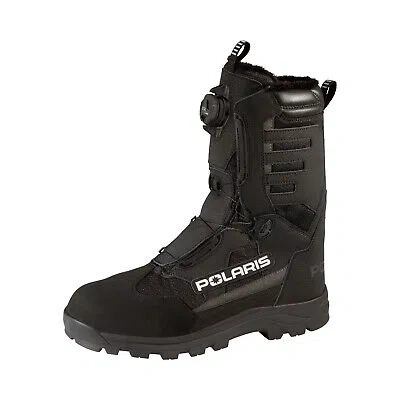 Pre-owned Polaris Tech54 Switchback Boa 2.0 Boot In Black