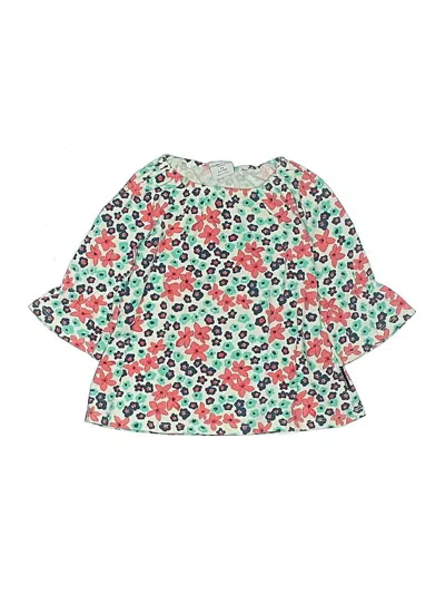 Pre-owned Polarn O. Pyret Kids' 3/4 Sleeve Blouse In Green