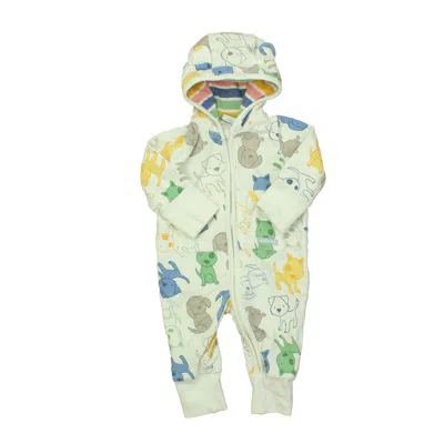 Polarn O. Pyret Kids' Boys White Multi Dogs Long Sleeve Outfit