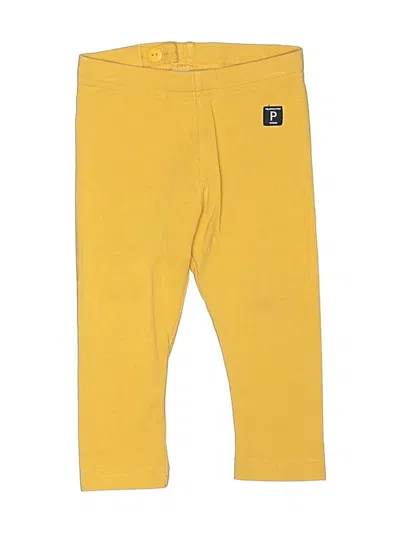 Pre-owned Polarn O. Pyret Kids' Casual Pants In Yellow