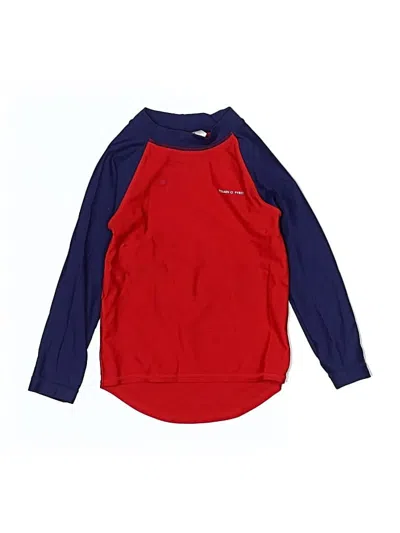 Pre-owned Polarn O. Pyret Kids' Rash Guard In Red