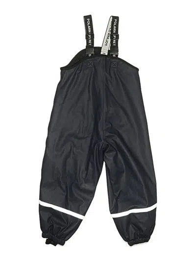 Pre-owned Polarn O. Pyret Kids' Snow Pants With Bib In Black
