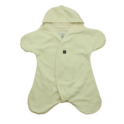 Polarn O. Pyret Kids' Unisex Ivory Bunting Size: 0-2 Months In Green