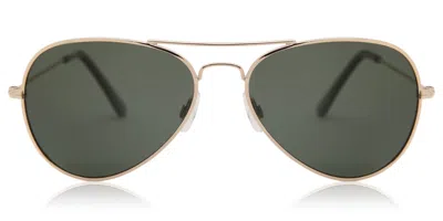 Polaroid 04213 Polarized 00u/h8 Men's Sunglasses Gold Size 58 In Green